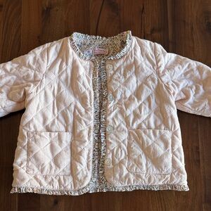 La Coqueta Pink Quilted Jacket